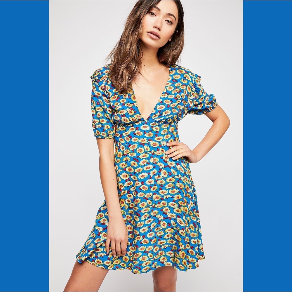 Free People Catchin’ Vibes Mini Dress